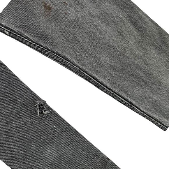 Levi’s 501 Faded Black USA Distressed Jeans - Picture 7 of 11